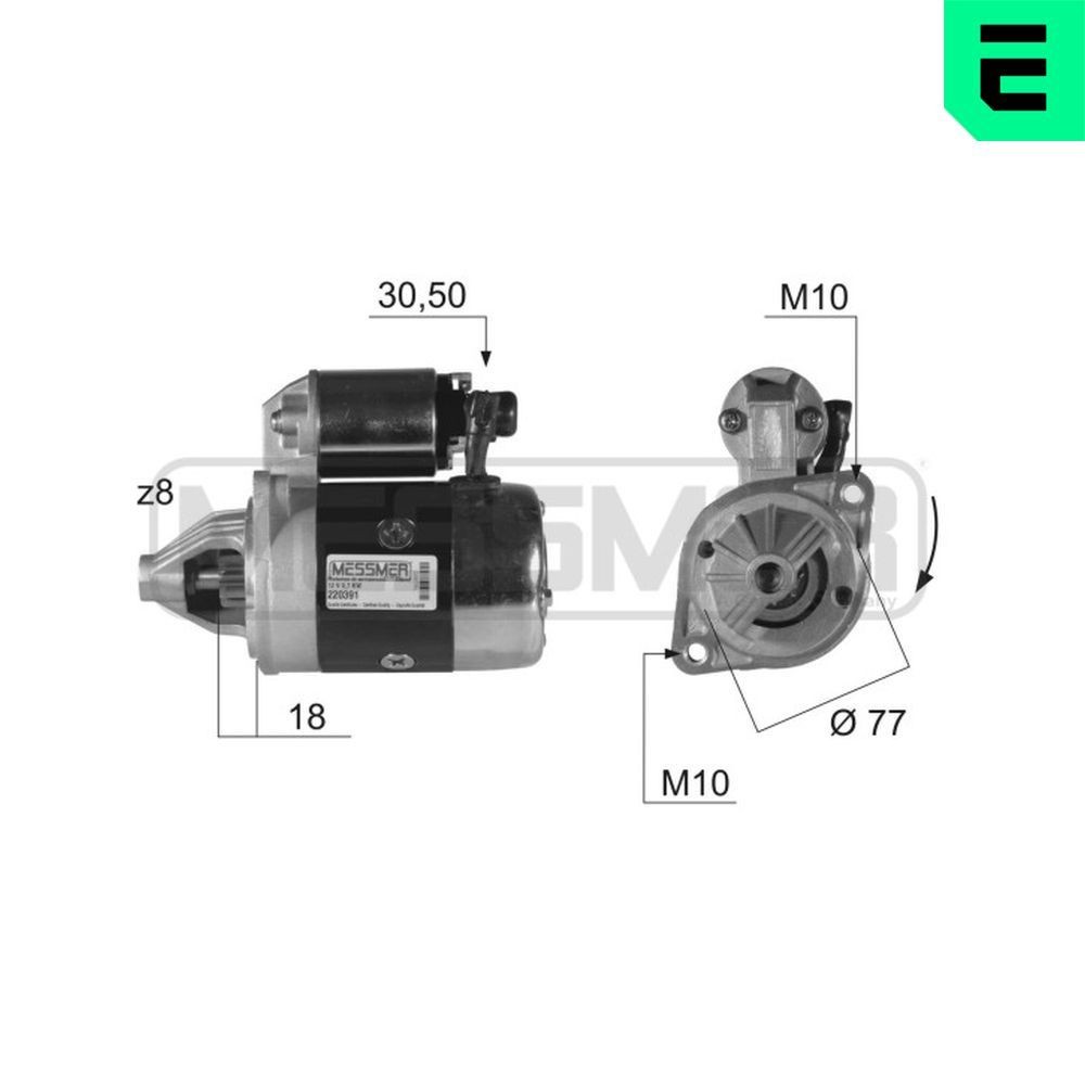 ERA Starter motor Article number: 220391A cheaply