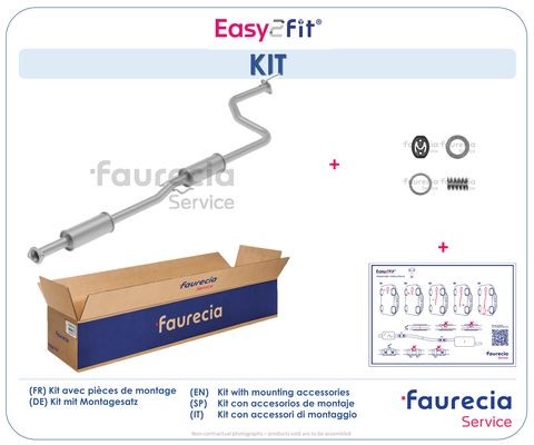 Faurecia Middle silencer Article number: FS33045 cheaply