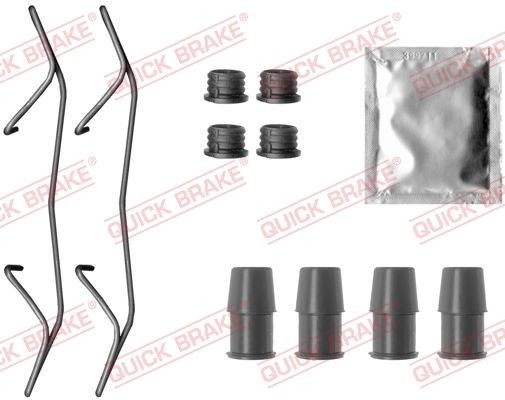 QUICK BRAKE Accessory Kit, disc brake pads Article number: 109-0075 cheaply