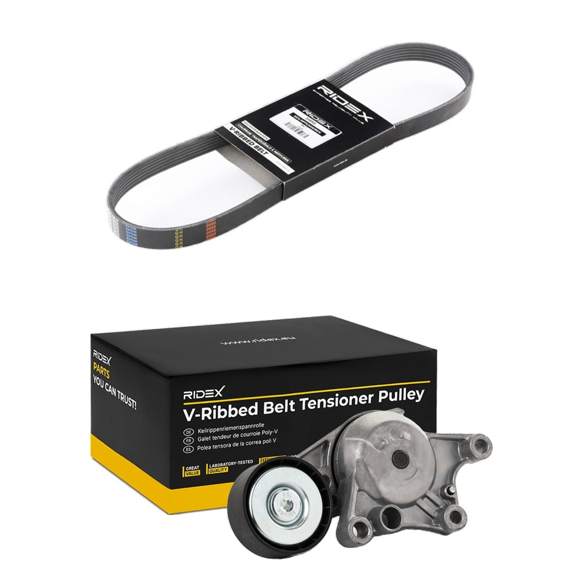 RIDEX V-Ribbed Belt Set Article number: 542R0507 cheaply