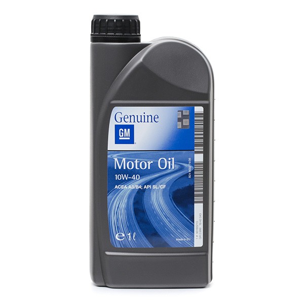 OPEL GM Engine oil Article number: 93165213 cheaply