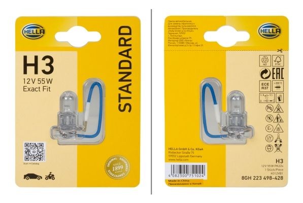 HELLA Żarówka, reflektor Numer artykułu: 8GH 223 498-428 niedrogo
