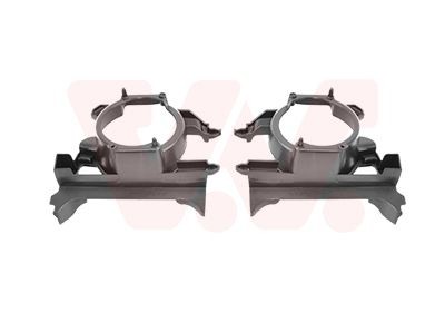 VAN WEZEL 4373599 Support, phare antibrouillard CLIO 1.5 dCi 90 (BHAJ) 90 CH Diesel 2021