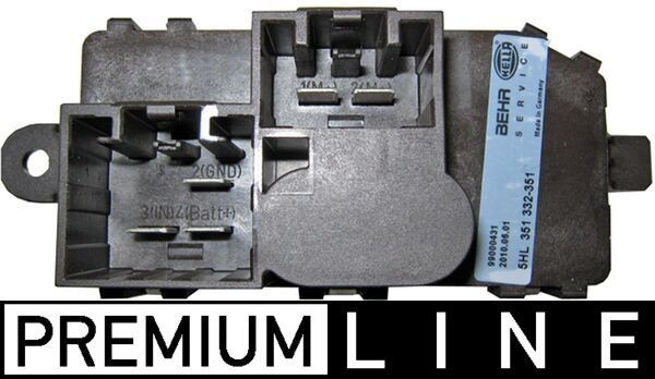 MAHLE ORIGINAL Regulator, kabineventilator Varenummer: ABR 96 000P billige