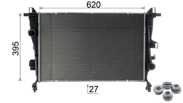 MAHLE ORIGINAL Fan clutch Article number: CFC 69 001P cheaply