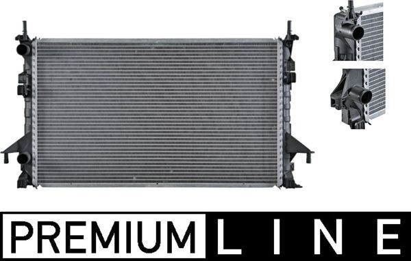 MAHLE ORIGINAL Engine radiator Article number: CR 460 000P cheaply