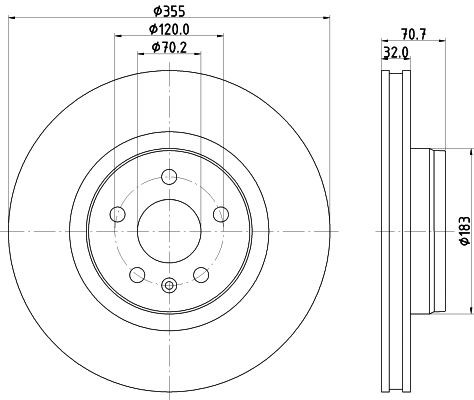 MINTEX Brake disc Article number: MDC2941C cheaply