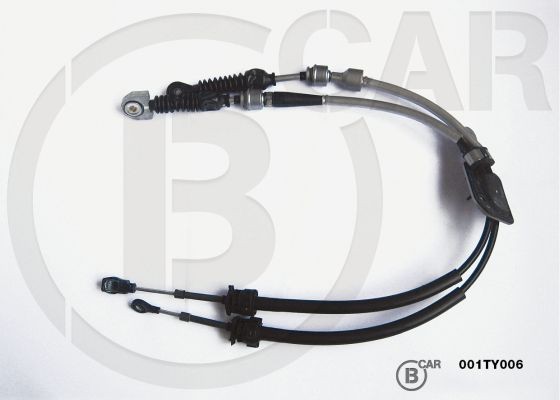 B CAR 001TY006 Cable, manual transmission COROLLA 2.0 D-4D (CDE120_) 90 PS Diesel 2004