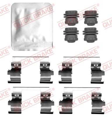 QUICK BRAKE 109-0096 Lisakomplekt, ketaspiduriklotsid INSIGNIA 2.0 GSi 4x4 (35) 209 HP Diisel