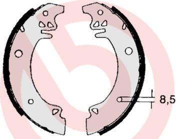 BREMBO Piduriklotside komplekt Artikli number: S 61 507 soodsalt