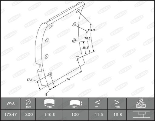 BERAL Brake pad wear sensor Article number: FAI182 cheaply
