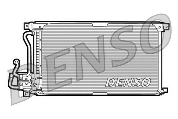 DENSO Air conditioning condenser Article number: DCN10010 cheaply