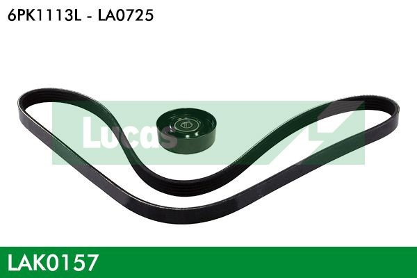 LUCAS V-Ribbed Belt Set Article number: LAK0157 cheaply