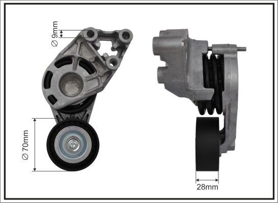 CAFFARO Tensioner Lever, v-ribbed belt Article number: 118087SP cheaply