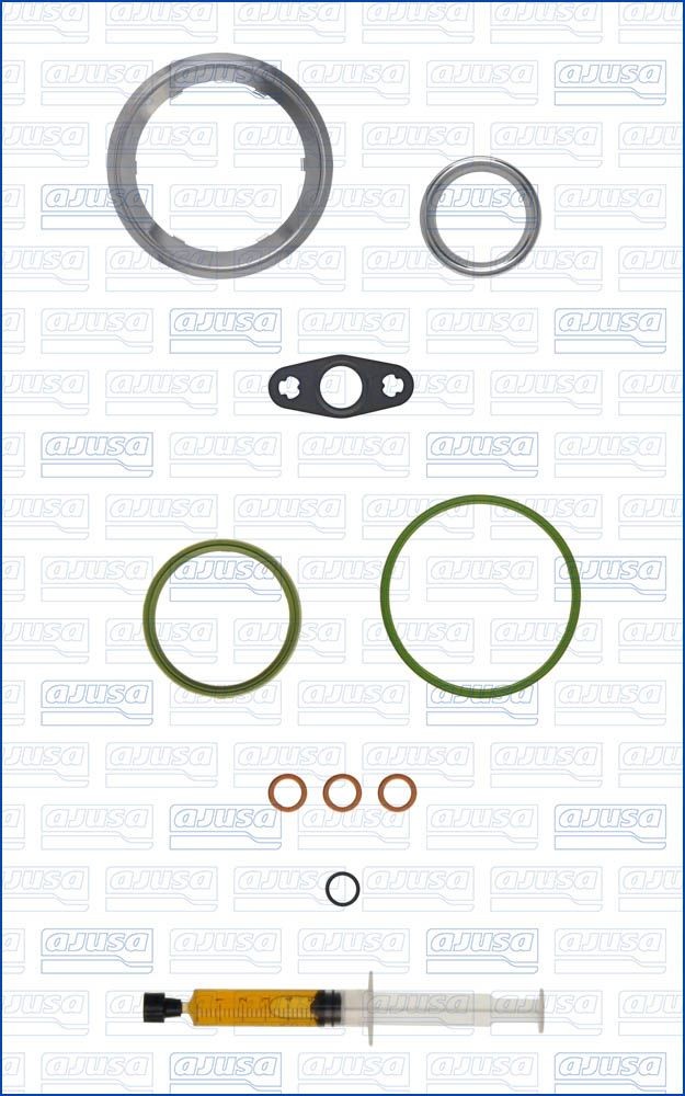 AJUSA JTC12485 Montagesatz, Lader CLUBMAN 2.0 Cooper D 150 PS Diesel