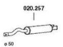 PEDOL Middle silencer Article number: 020.257 cheaply