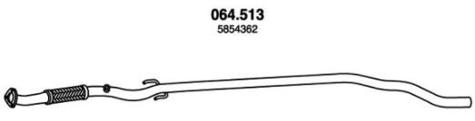PEDOL Exhaust Pipe Article number: 064.513 cheaply