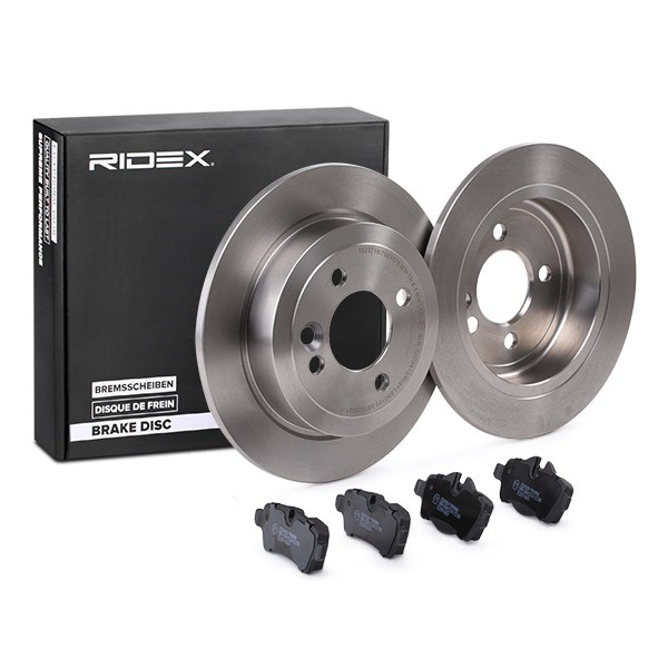 RIDEX Brake discs and pads set Article number: 3405B1173 cheaply