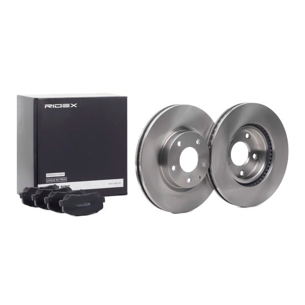 RIDEX Brake discs and pads set Article number: 3405B1411 cheaply
