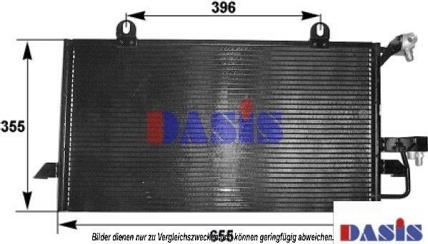 AKS DASIS Air conditioning condenser Article number: 482270N cheaply