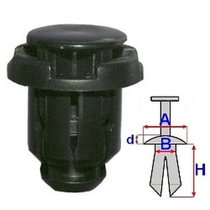 ROMIX Clip, trim / protective strip Article number: C60363 cheaply