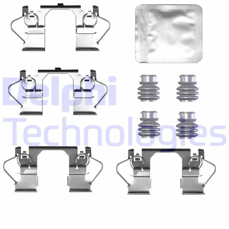 DELPHI LX0786 Lisakomplekt, ketaspiduriklotsid INSIGNIA 2.0 GSi 4x4 (35) 209 HP Diisel