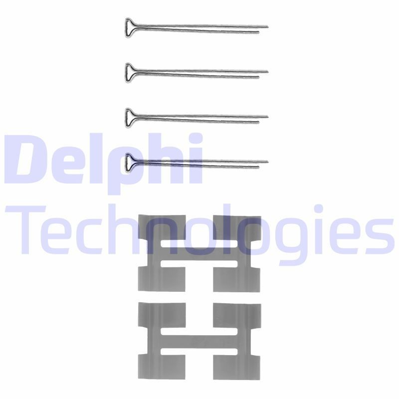 DELPHI Accessory Kit, disc brake pads Article number: LX0033 cheaply