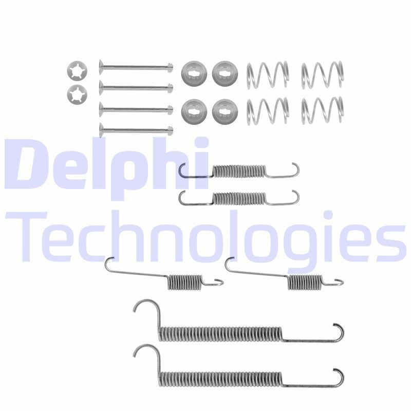 DELPHI LY1048 Lisakomplekt, Piduriklotsid ASTRA 1.6 D 54 HP Diisel 1991