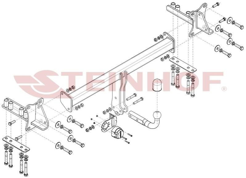 STEINHOF Trailer Hitch Article number: J-014 cheaply