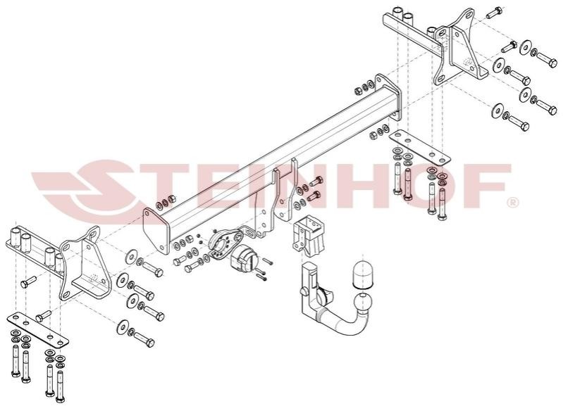 STEINHOF Trailer Hitch Article number: J-015 cheaply