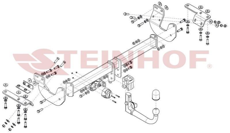 STEINHOF Trailer Hitch Article number: R-049 cheaply