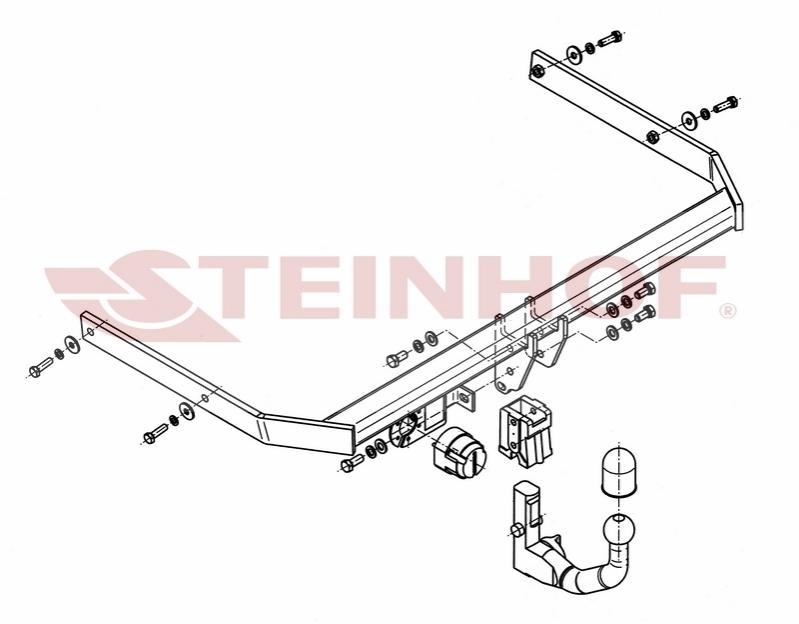 STEINHOF Trailer Hitch Article number: V-075 cheaply
