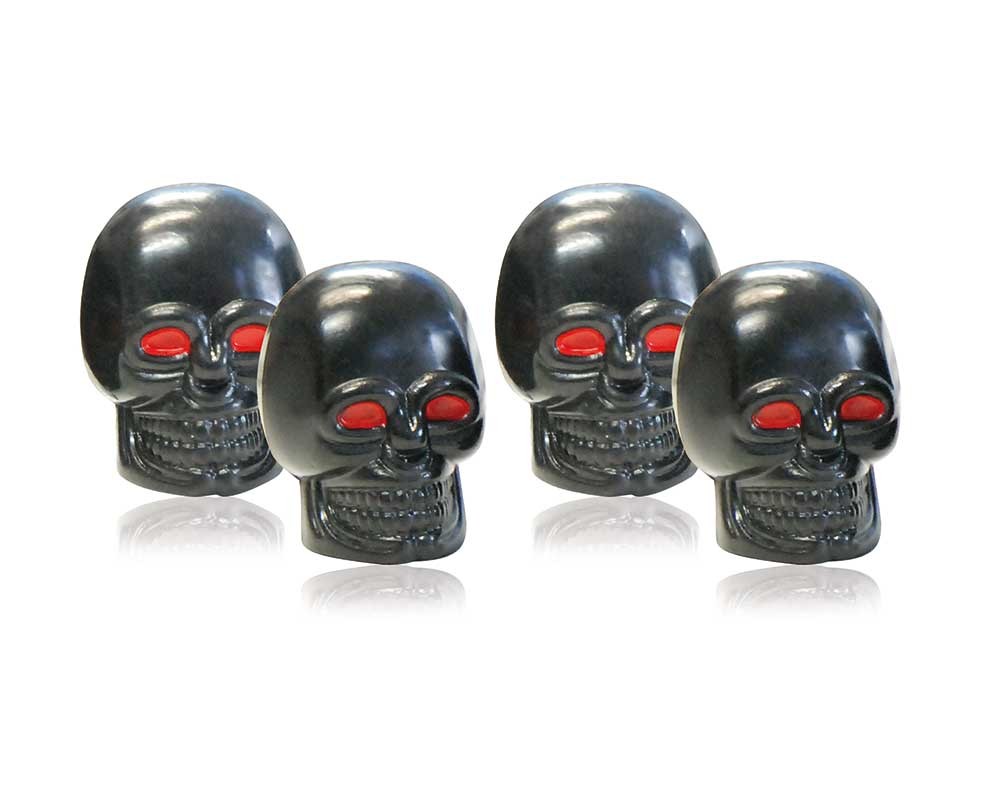 FOLIATEC Ventilhetter SKULL artikkelnummer: 32703 billig