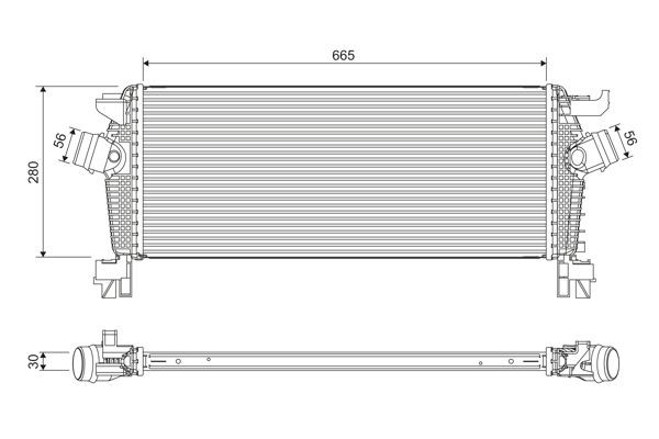 VALEO Intercooler Article number: 818396 cheaply