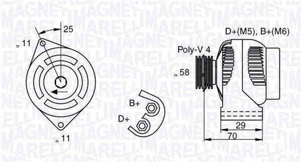 MAGNETI MARELLI Radiaator, mootorijahutus Artikli number: 350213583000 soodsalt