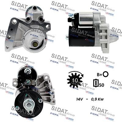 SIDAT Starter motor Article number: S12BH0076A2 cheaply