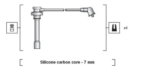 MAGNETI MARELLI Ignition Cable Kit Article number: 941215170802 cheaply