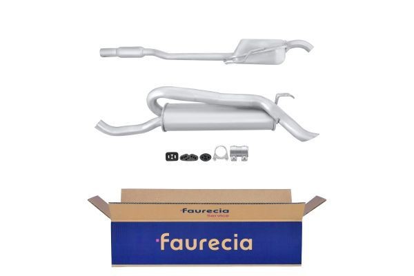 HELLA Rear silencer Article number: 8LD 366 029-111 cheaply