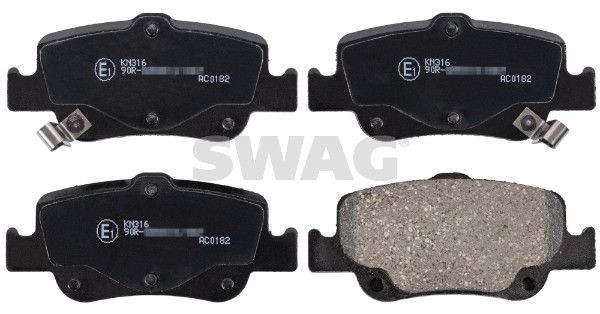 SWAG Brake pad set Article number: 33 10 7531 cheaply