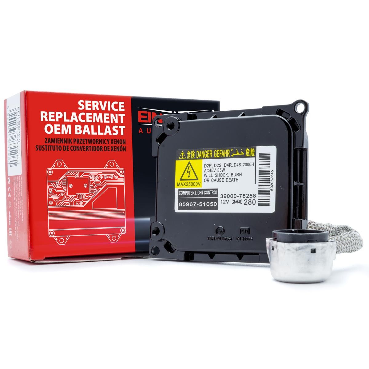 EINPARTS EPH-D2/4(D) Ignitor, gas discharge lamp RAV 4 2.2 D (ALA35_) 150 PS Diesel 2013
