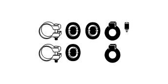 HJS Exhaust mounting kit Article number: 82 11 1504 cheaply