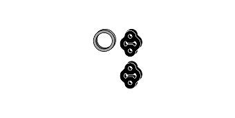 HJS Exhaust mounting kit Article number: 82 44 7572 cheaply