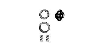 HJS Mounting Kit, catalytic converter Article number: 82 44 7615 cheaply