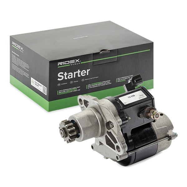 RIDEX REMAN Starter Artikli number: 2S0651R soodsalt