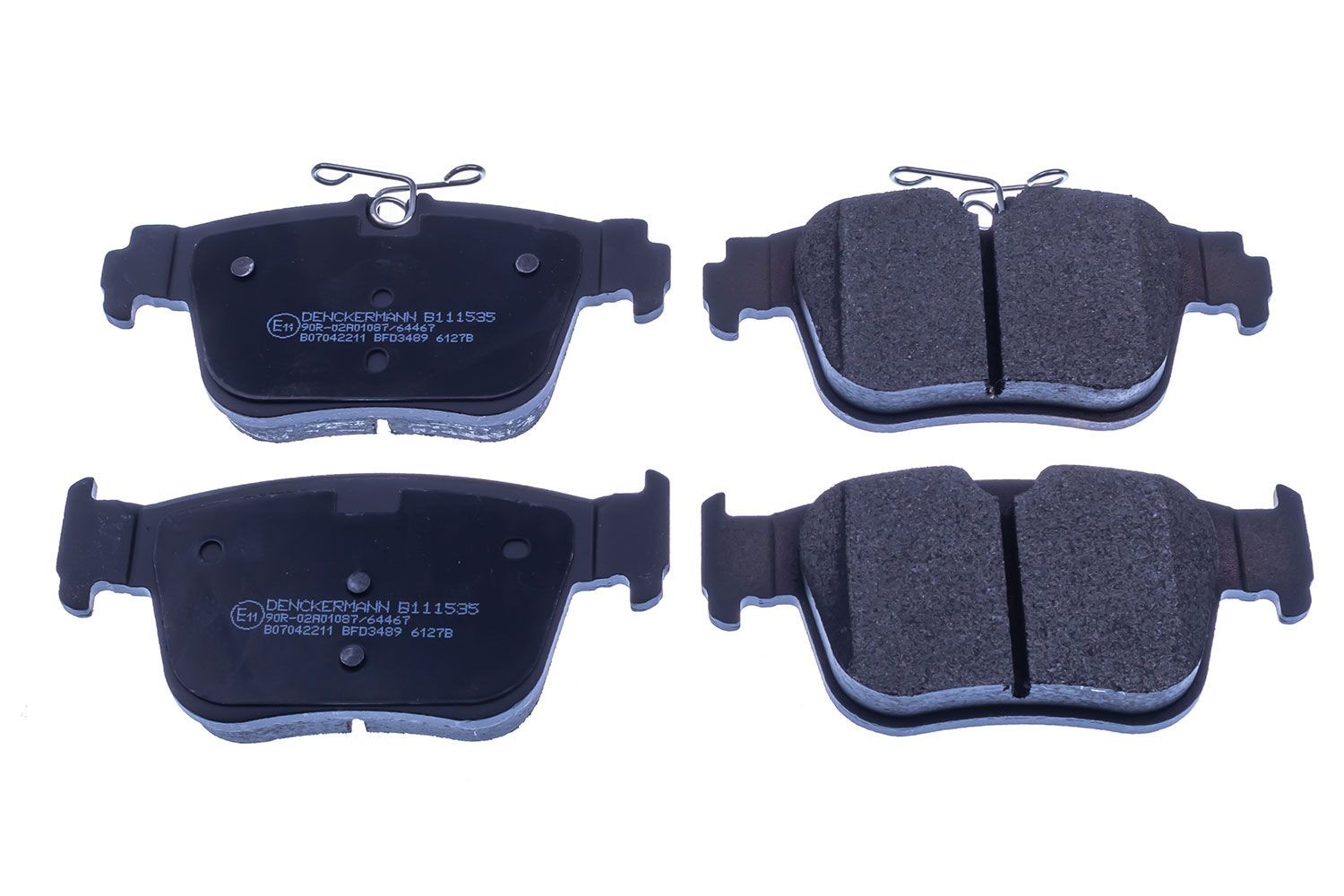 DENCKERMANN Brake pad set Article number: B111535 cheaply