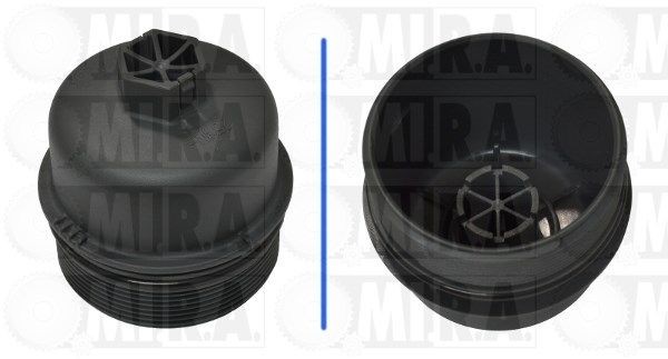 MI.R.A. 28/2439T Cover, oil filter housing SPLASH 1.3 CDTI (A5B 413D) 75 PS Diesel