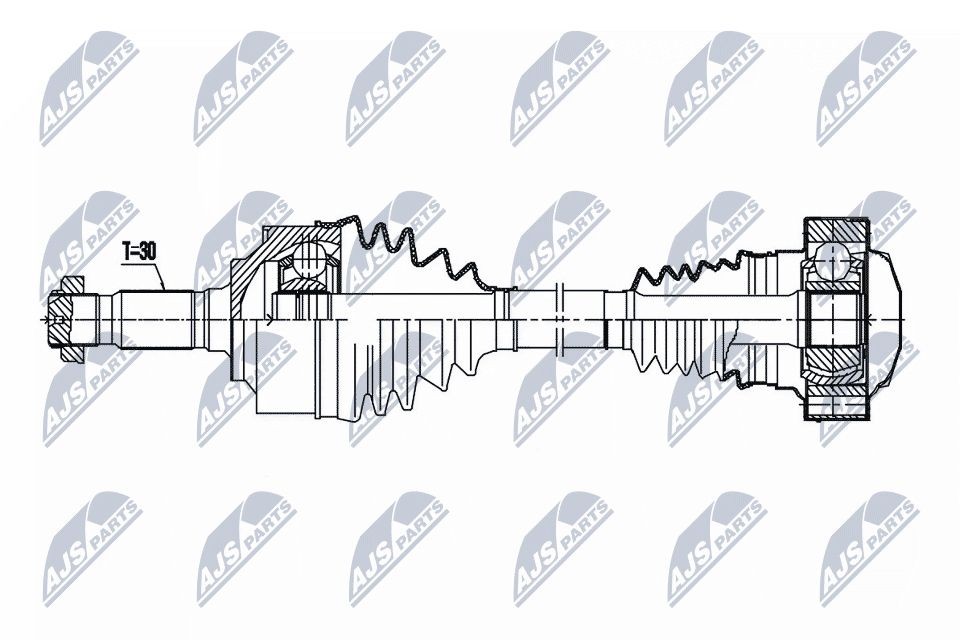 NTY Drive shaft Article number: NPW-ME-164 cheaply