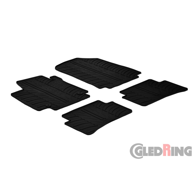 Gledring 0053 Set autokoberců CAPTUR 1.5 dCi 110 110 HP Diesel