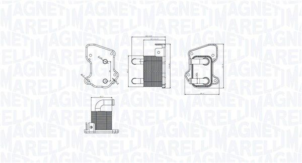 MAGNETI MARELLI Õliradiaator, mootoriõli Artikli number: 350300002200 soodsalt