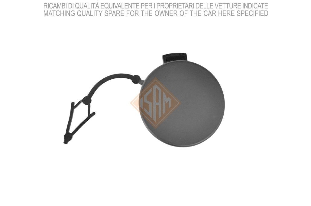 ISAM 0950811 Bumper Cover, towing device GOLF 1.6 SRE Flex 120 PS Alcohol 2021